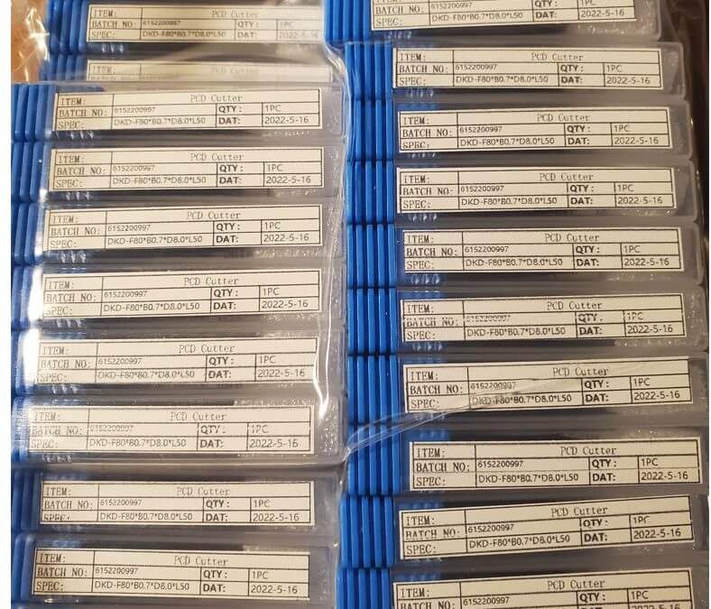 200 pcs of PCD Marking Tools are ready to delivery to Europe
