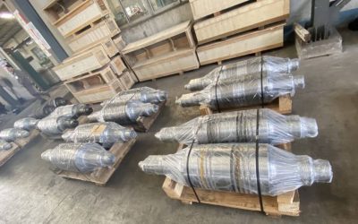 The batch of Composite Carbide Roller for exporting